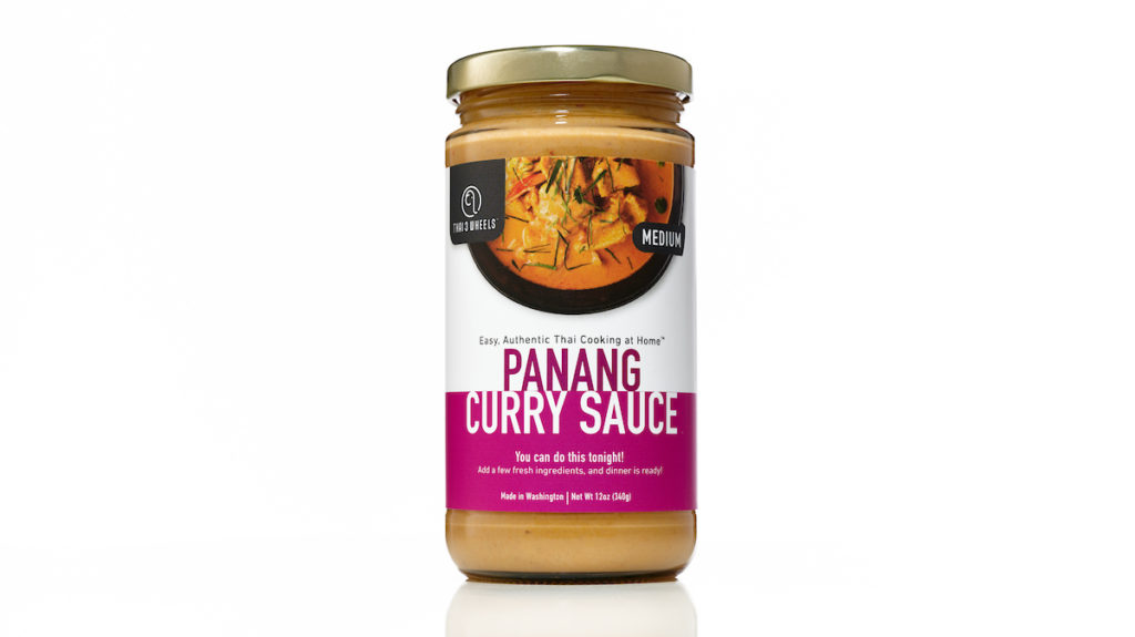 Panang Curry Cooking Sauce (24 Pack) Thai 3 Wheels