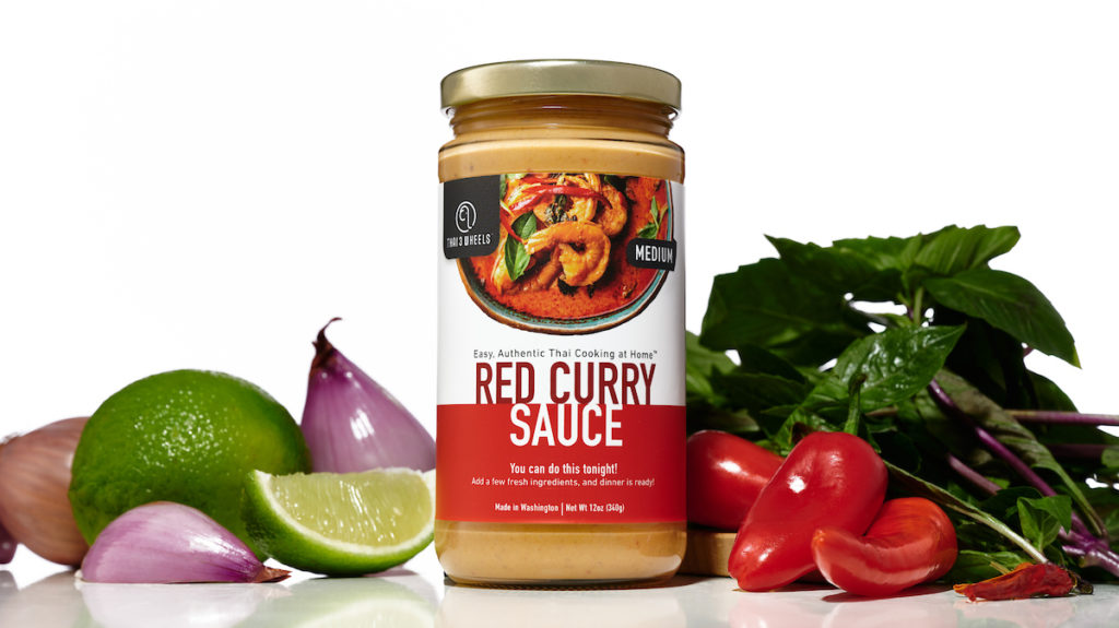 Red Curry Cooking Sauce (2-4 Pack) - Thai 3 Wheels