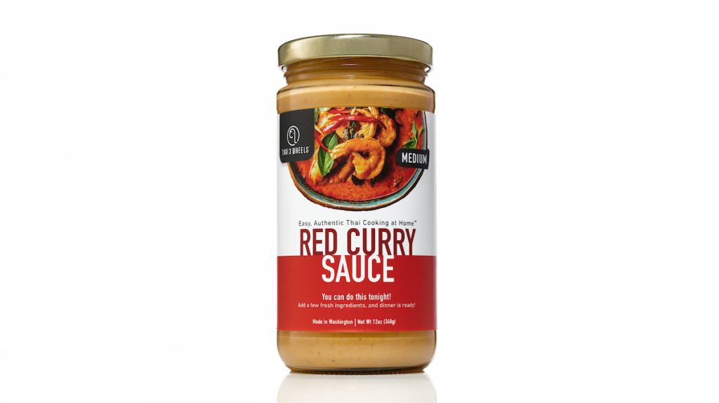 Red Curry Cooking Sauce (2-4 Pack) - Thai 3 Wheels